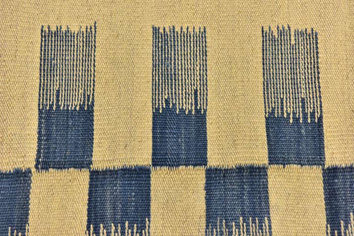6' x 7' 8 Hand Woven Kilim Modern Wool Rug