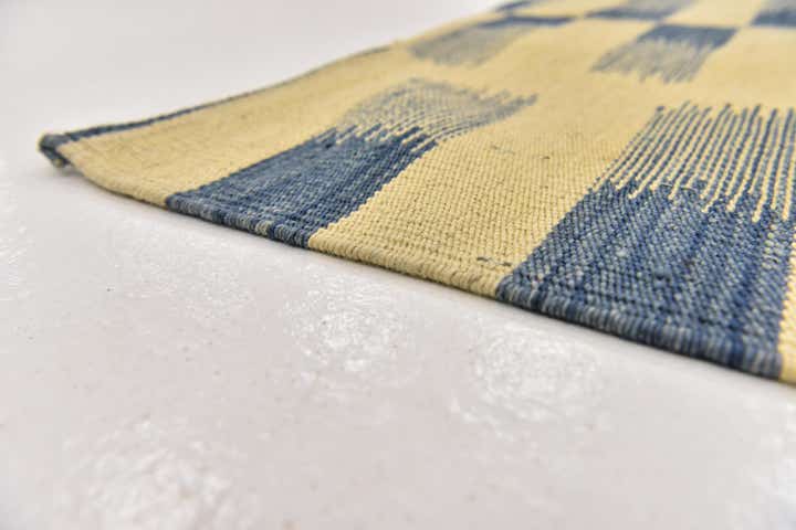 6' x 7' 8 Hand Woven Kilim Modern Wool Rug