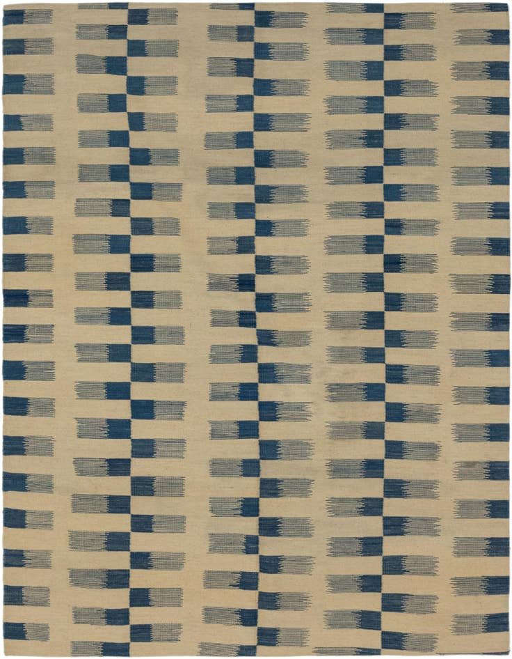 Detail image of 6' x 7' 8 Hand Woven Kilim Modern Wool Rug