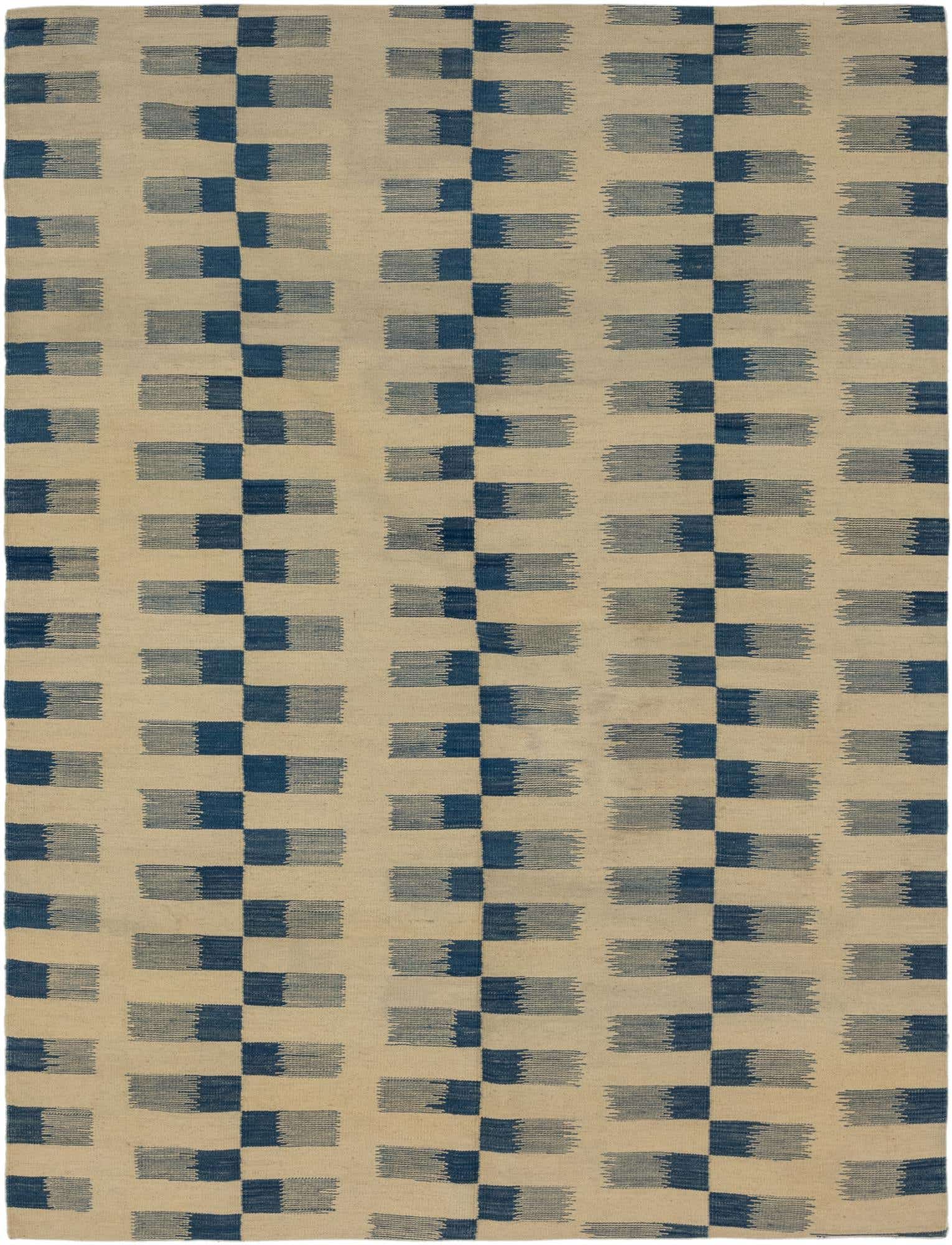 6' x 7' 8 Hand Woven Kilim Modern Wool Rug