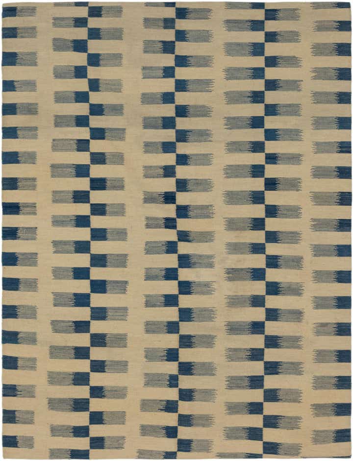 6' x 7' 8 Hand Woven Kilim Modern Wool Rug