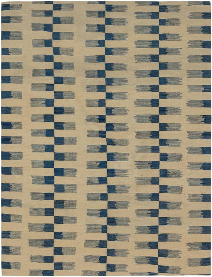 Detail image of 6' x 7' 8 Hand Woven Kilim Modern Wool Rug