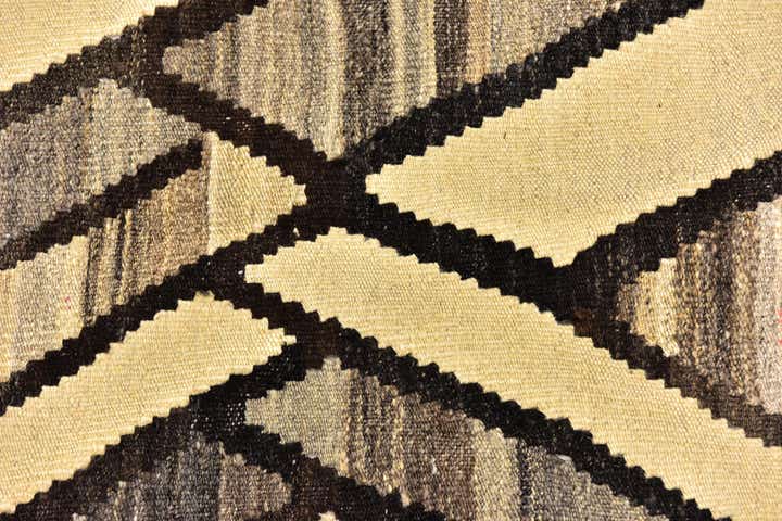 6' x 7' 7 Hand Woven Kilim Modern Wool Rug