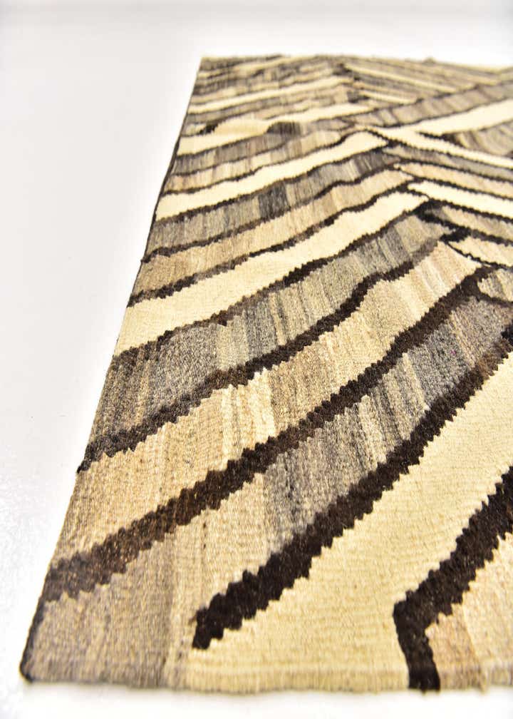 6' x 7' 7 Hand Woven Kilim Modern Wool Rug