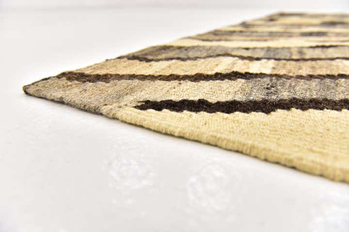 6' x 7' 7 Hand Woven Kilim Modern Wool Rug