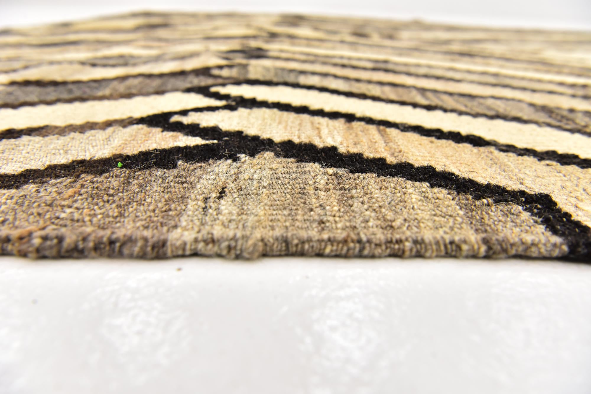 6' x 7' 7 Hand Woven Kilim Modern Wool Rug