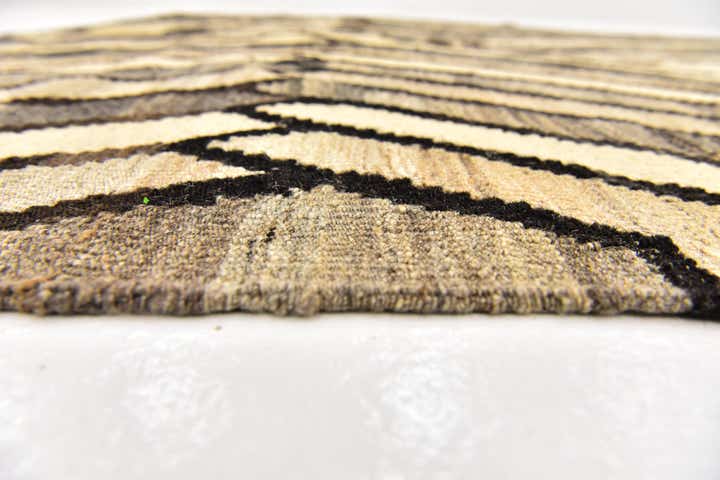 6' x 7' 7 Hand Woven Kilim Modern Wool Rug