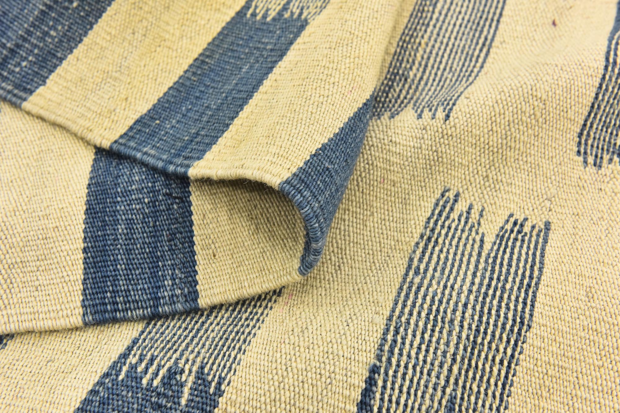 8' 4 x 11' Hand Woven Kilim Modern Wool Rug
