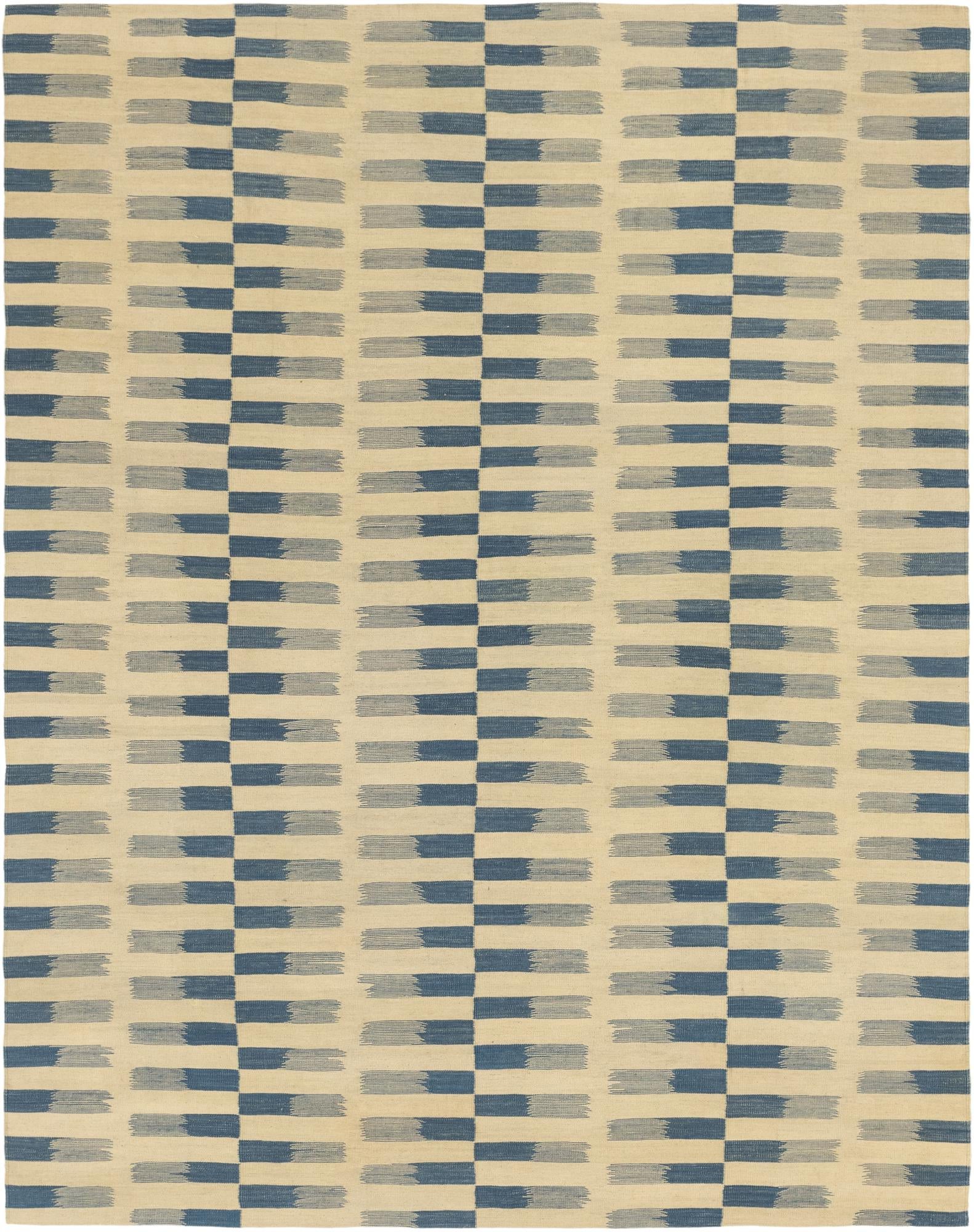 8' 4 x 11' Hand Woven Kilim Modern Wool Rug