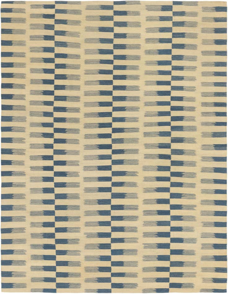 Detail image of 8' 4 x 11' Hand Woven Kilim Modern Wool Rug