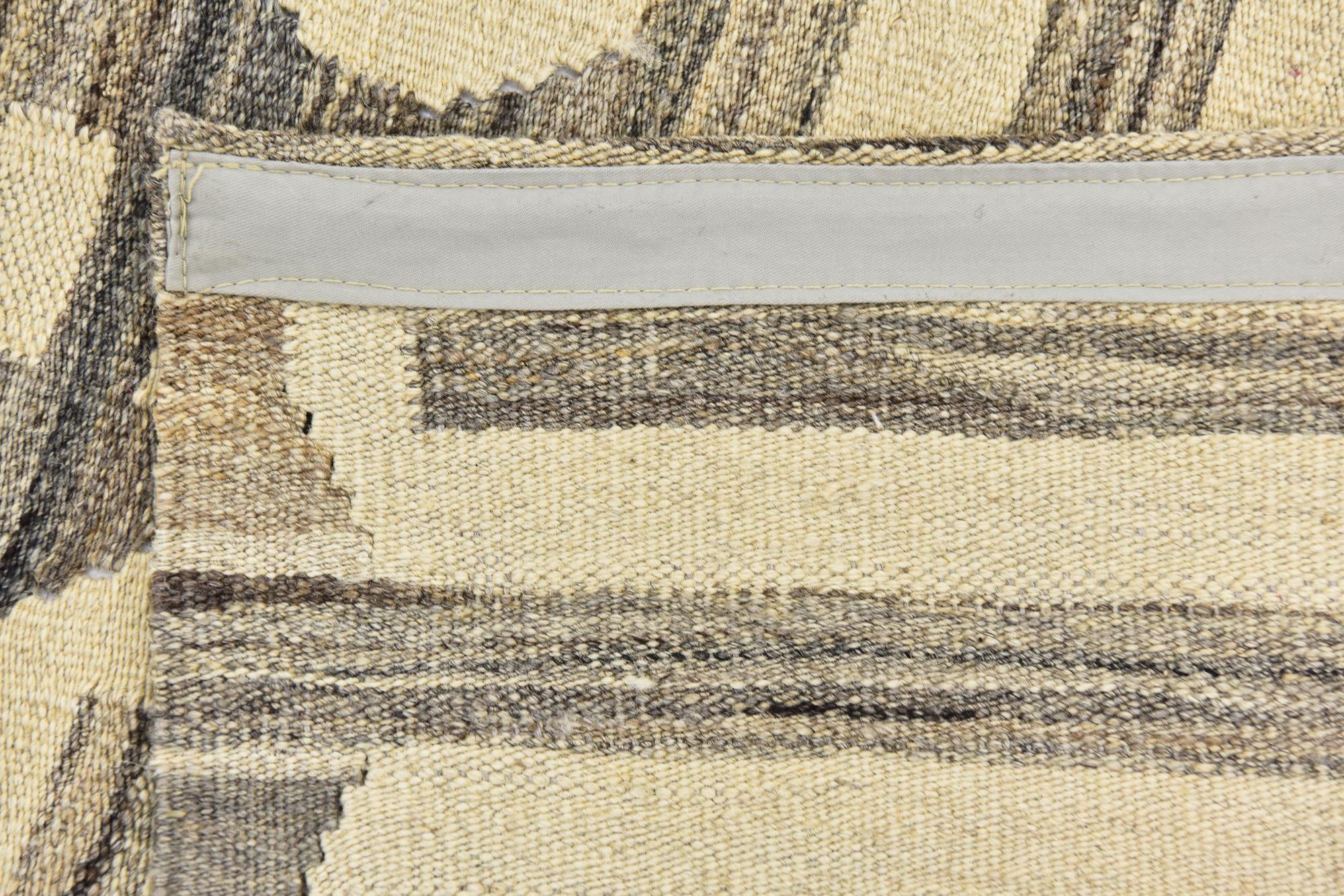 5' 10 x 7' 9 Hand Woven Kilim Modern Wool Rug