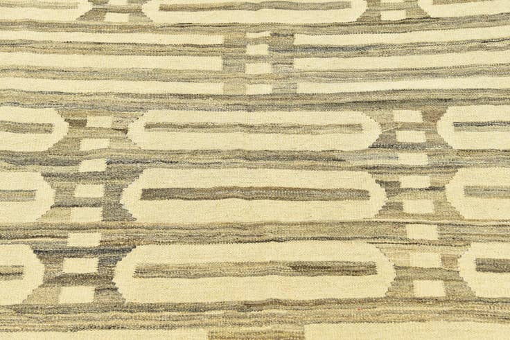 Detail image of 5' 10 x 7' 9 Hand Woven Kilim Modern Wool Rug