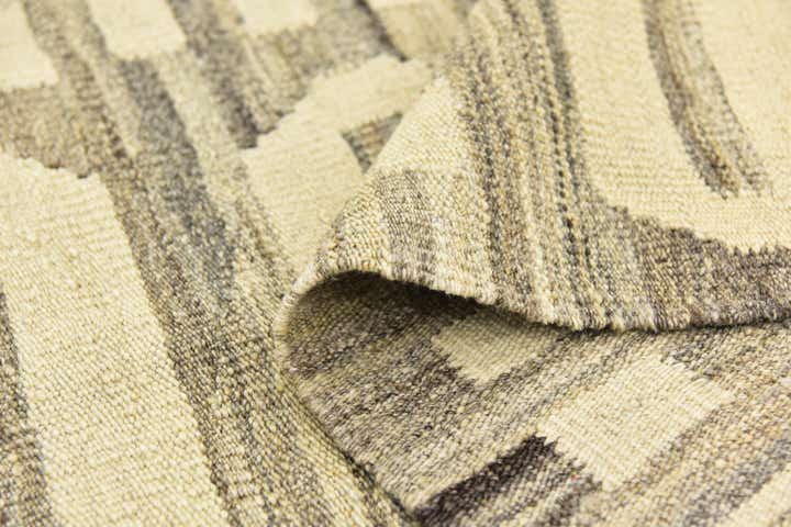 5' 10 x 7' 9 Hand Woven Kilim Modern Wool Rug