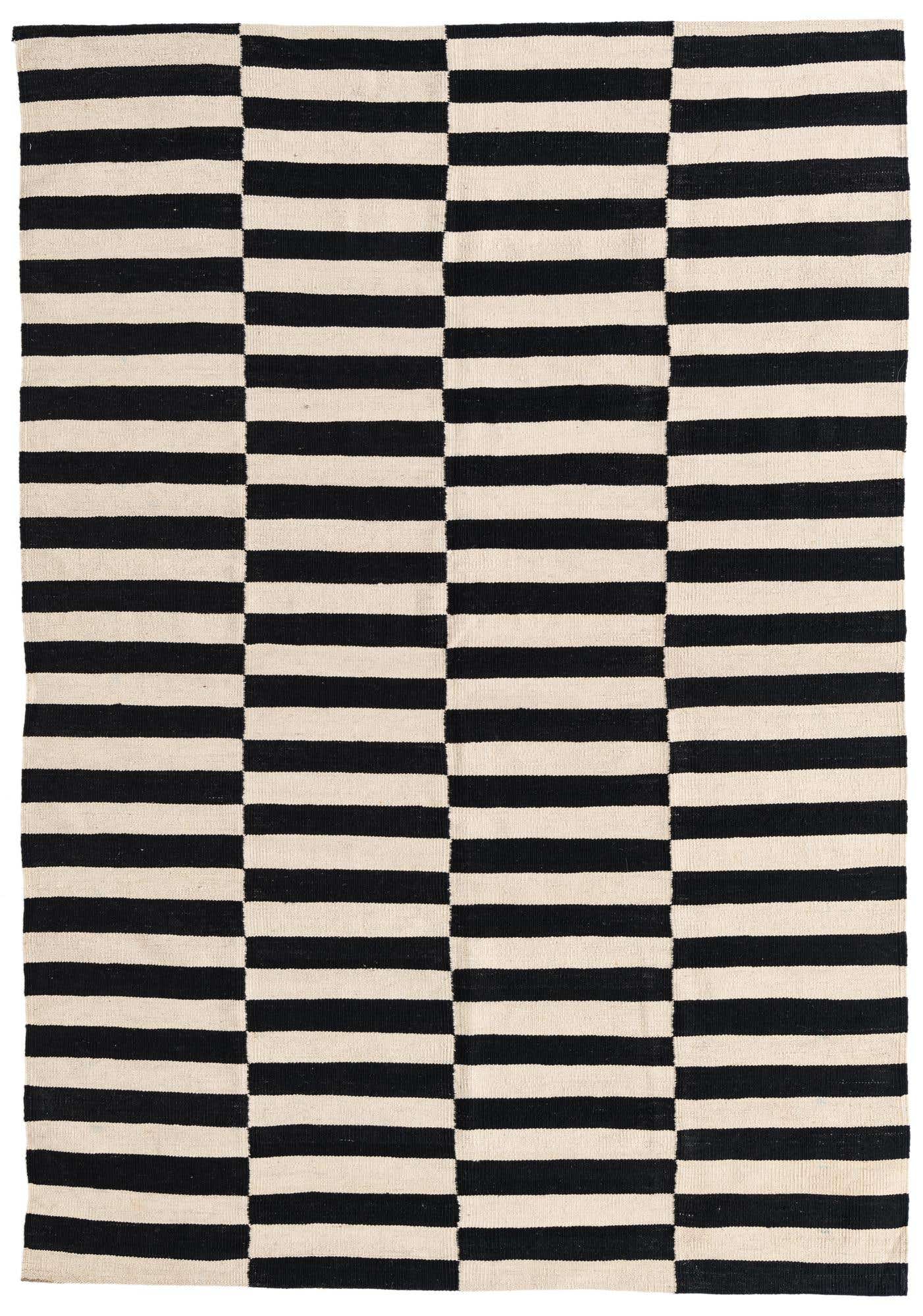 5' 5 x 7' 9 Hand Woven Kilim Modern Wool Rug