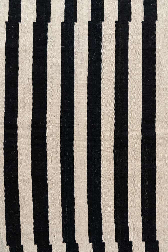 5' 7 x 7' 9 Hand Woven Kilim Modern Wool Rug