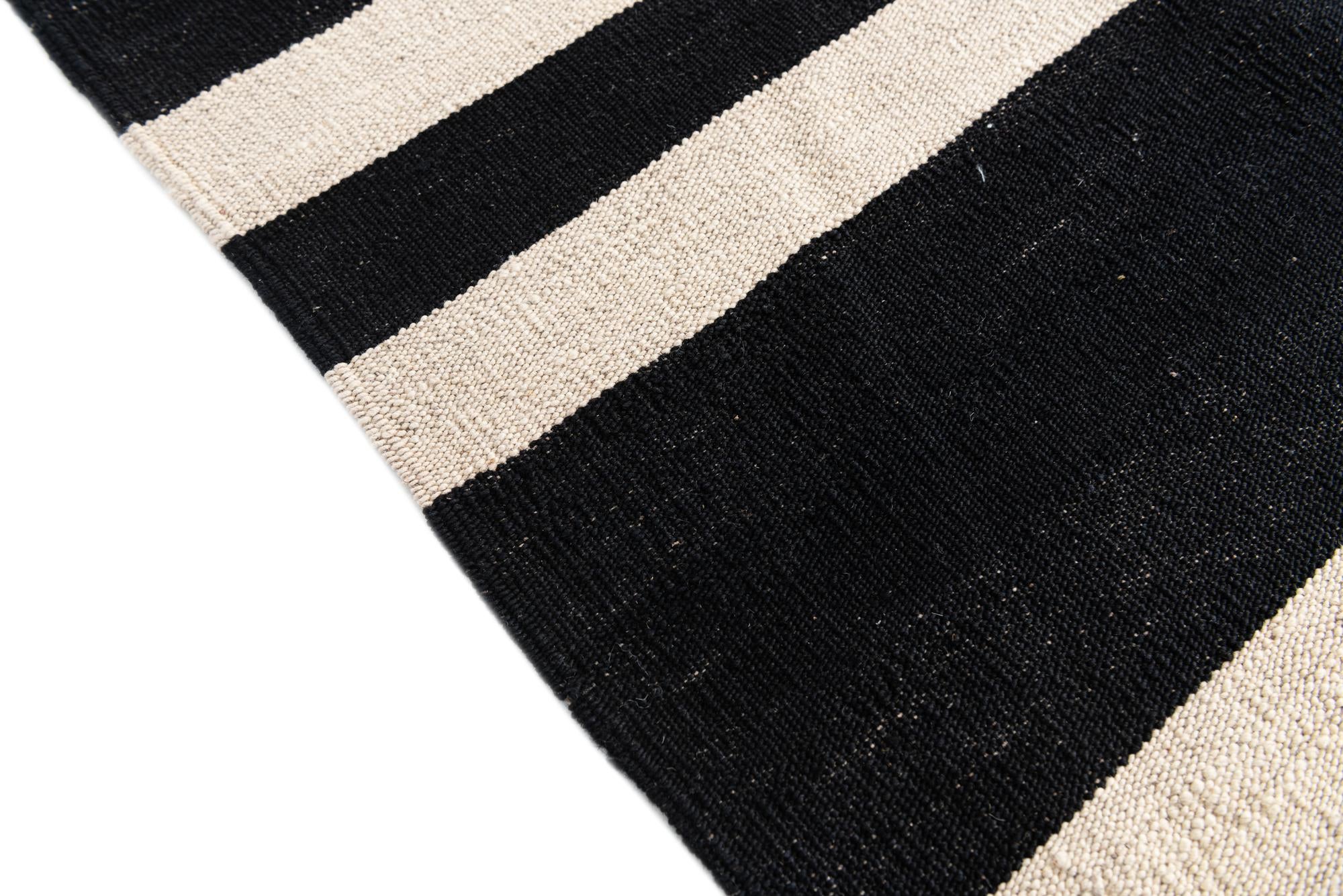 5' 8 x 7' 9 Hand Woven Kilim Modern Wool Rug
