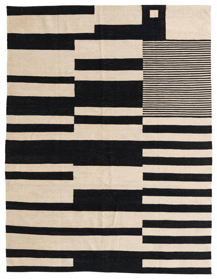 Detail image of 5' 8 x 7' 9 Hand Woven Kilim Modern Wool Rug