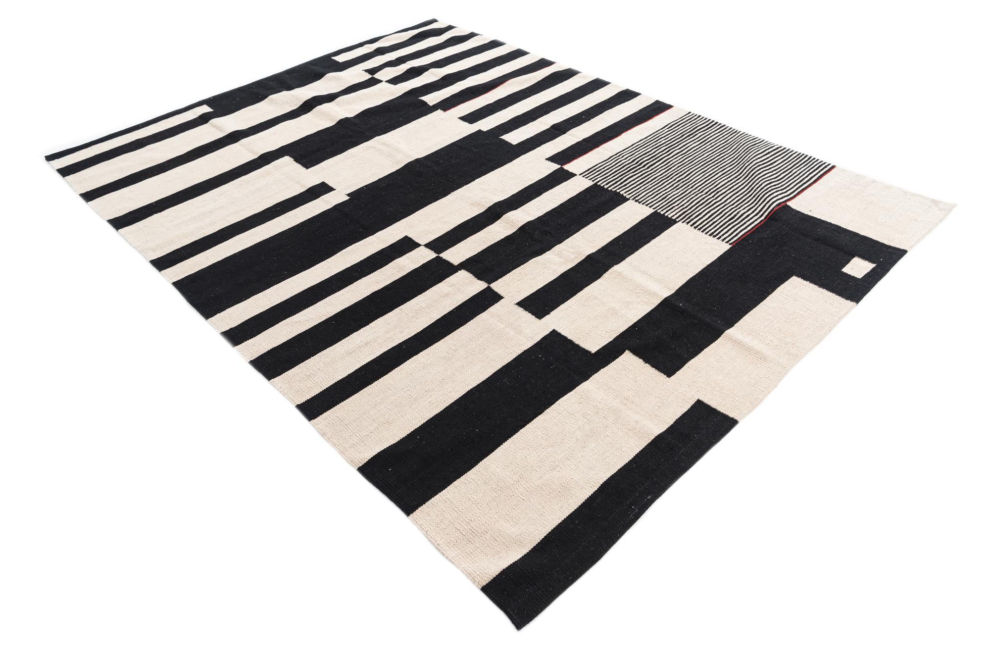 175cm x 235cm Tejido a mano Kilim Modern Alfombra Lana