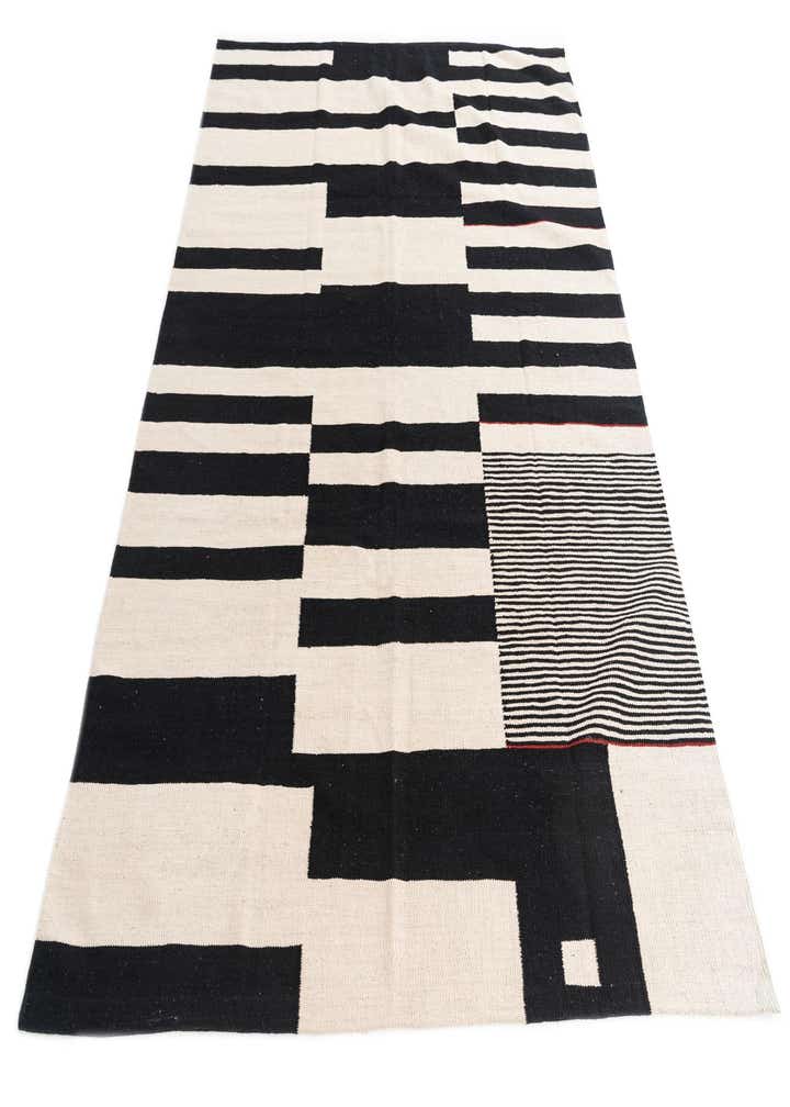 5' 9 x 7' 8 Hand Woven Kilim Modern Wool Rug