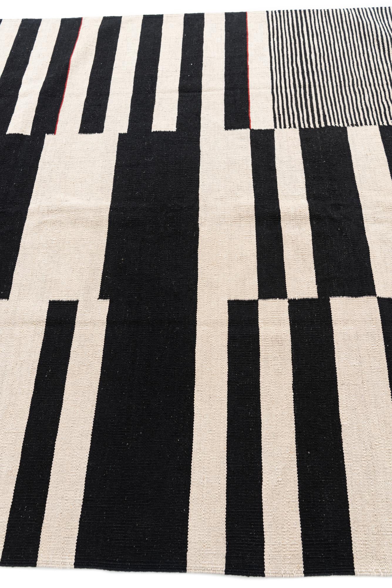 175cm x 235cm Tejido a mano Kilim Modern Alfombra Lana