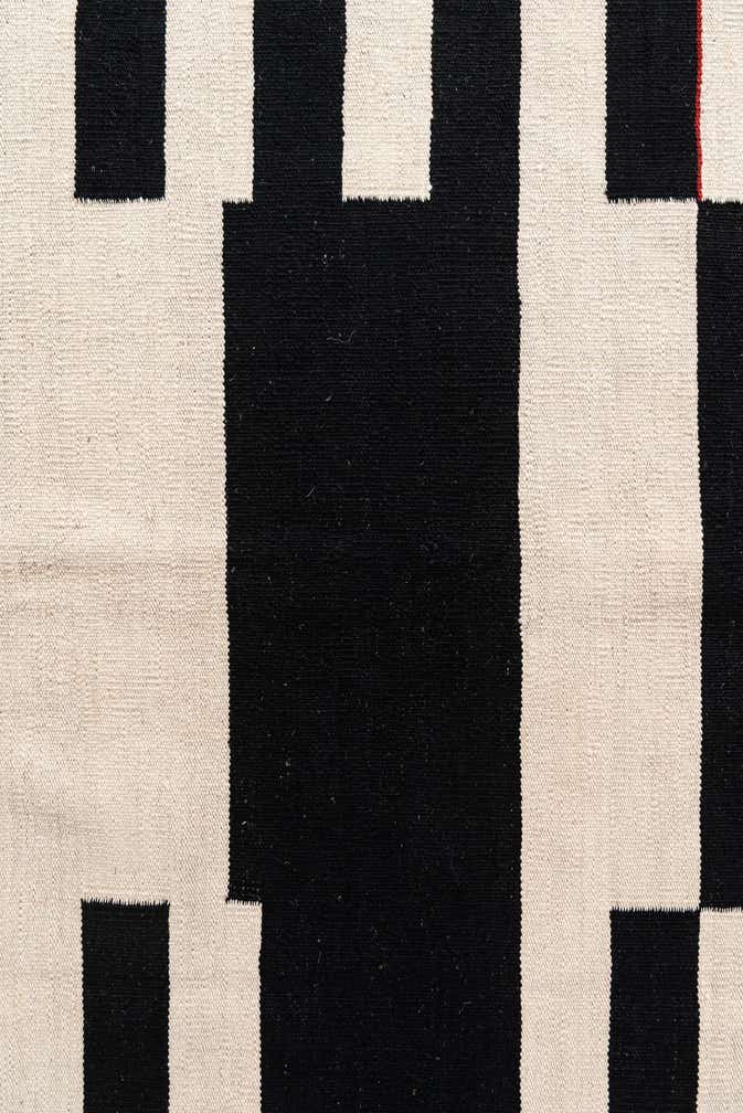 5' 9 x 7' 8 Hand Woven Kilim Modern Wool Rug