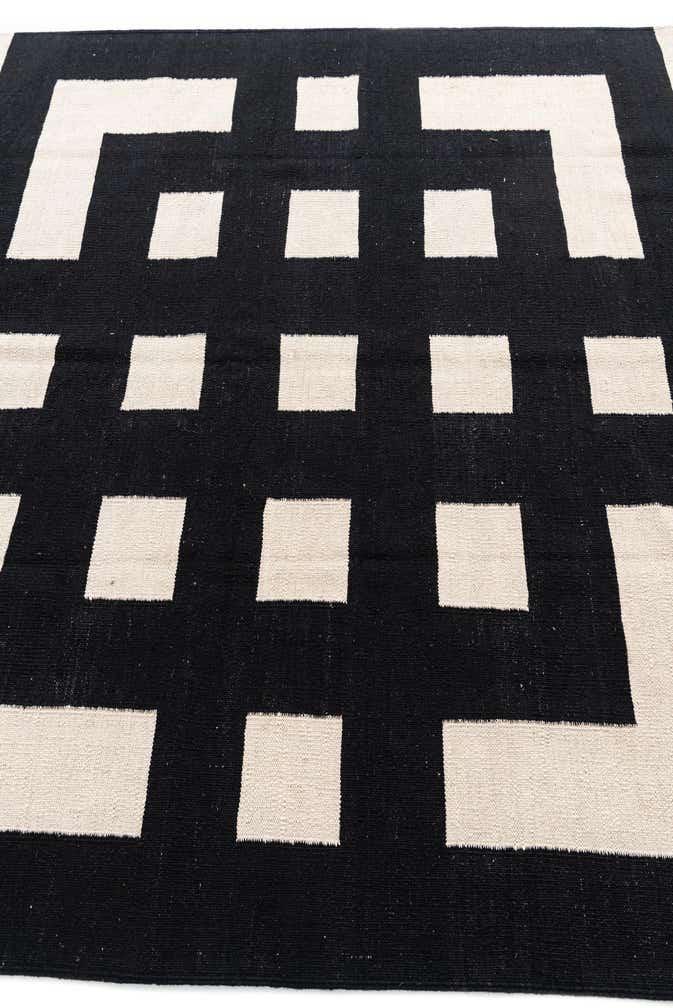 5' 9 x 7' 10 Hand Woven Kilim Modern Wool Rug