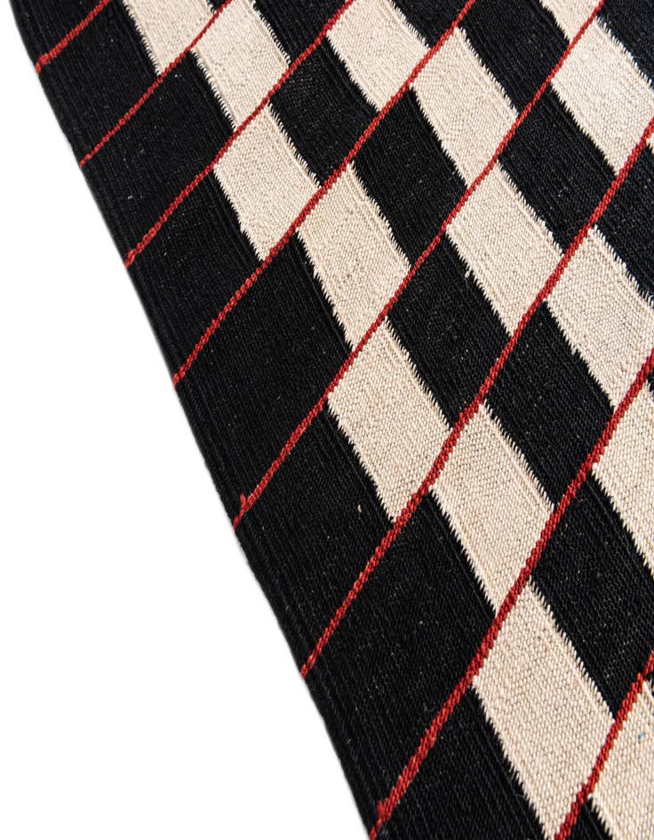 Detail image of 5' x 6' 4  Hand Woven Kilim Modern Wool Rug