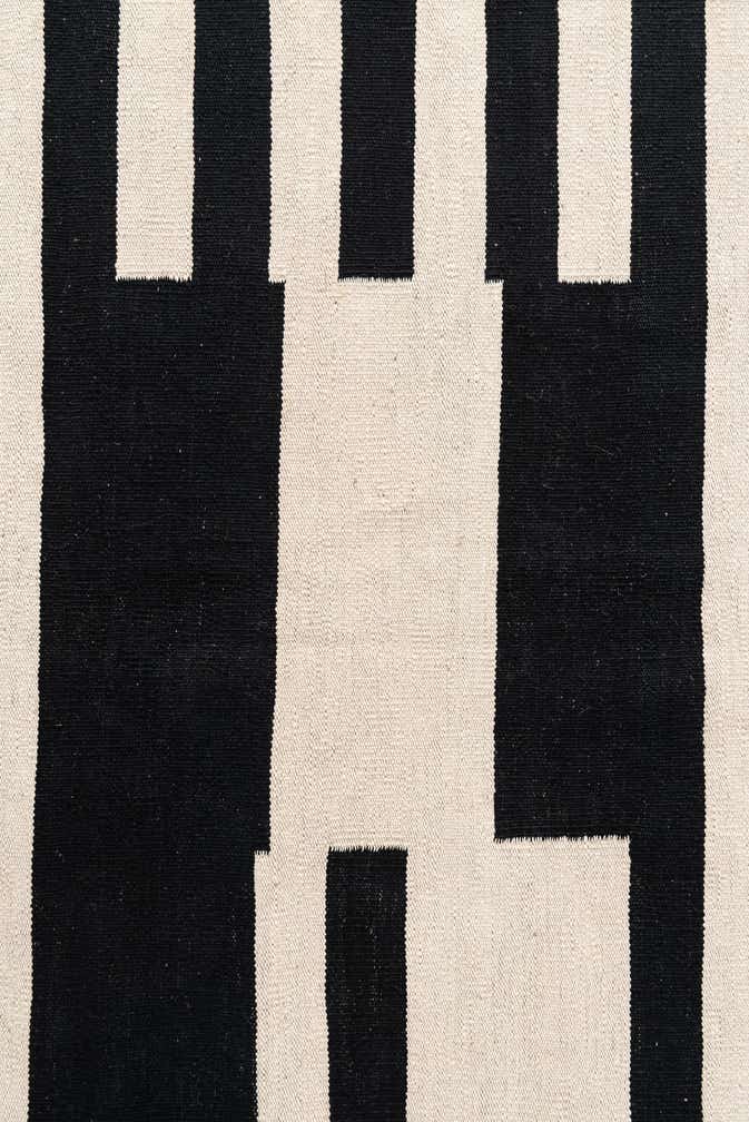 4' 9 x 6' 9 Hand Woven Kilim Modern Wool Rug