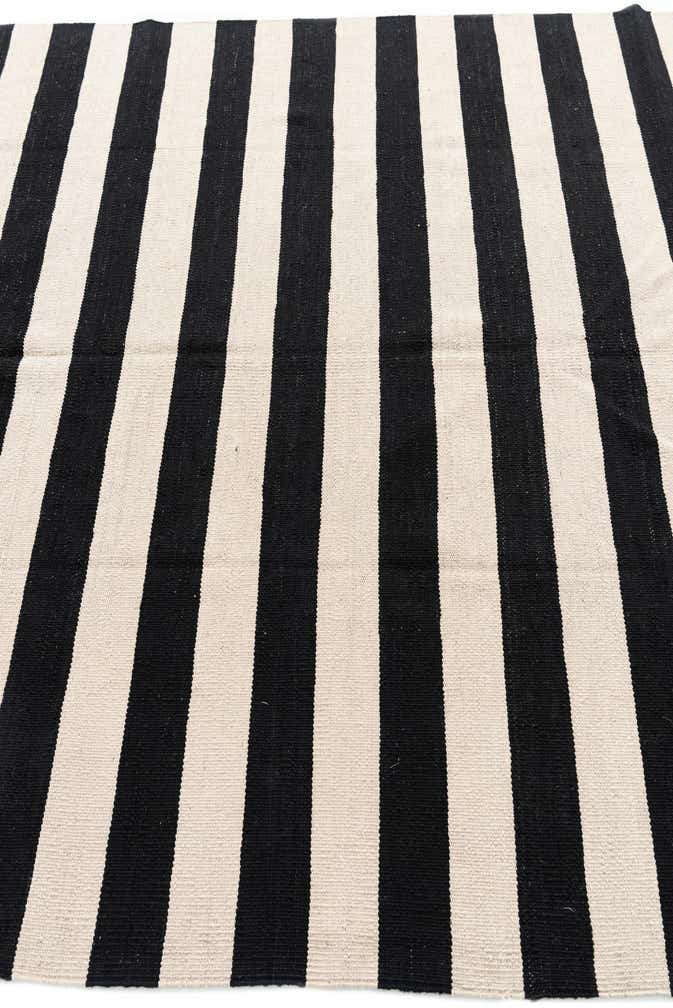 5' 6 x 8' 1 Hand Woven Kilim Modern Wool Rug