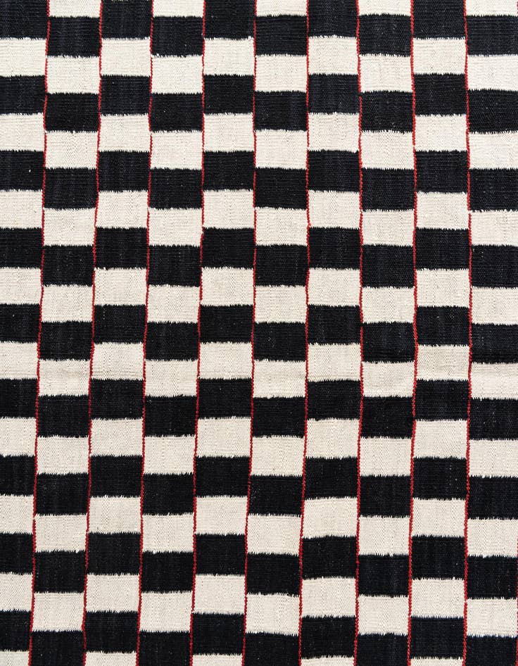 Detail image of 5' 8 x 7' 8  Hand Woven Kilim Modern Wool Rug