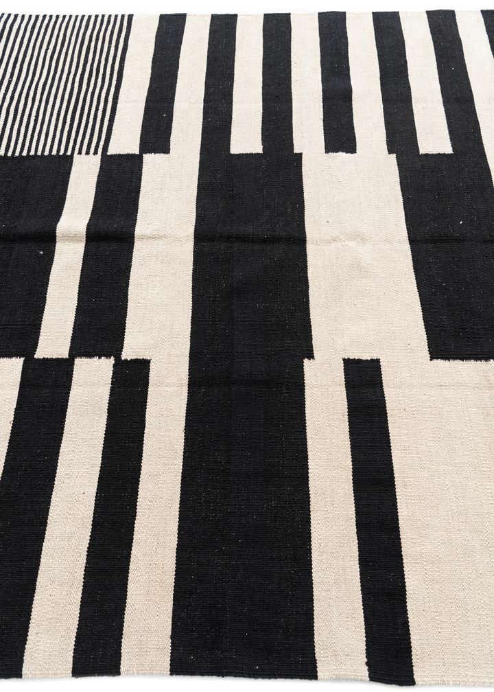 5' 7 x 7' 9 Hand Woven Kilim Modern Wool Rug