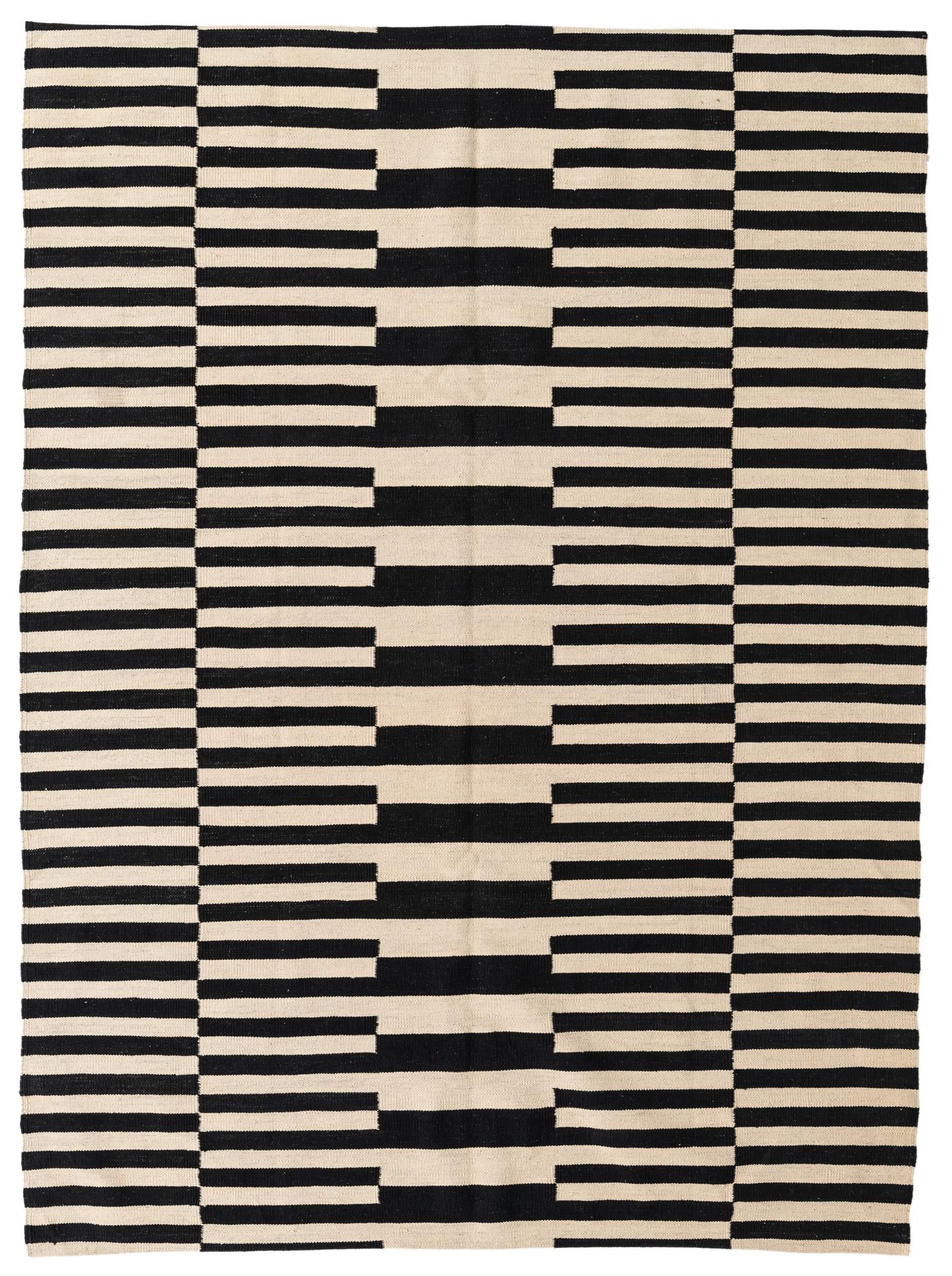 5' 9 x 7' 9 Hand Woven Kilim Modern Wool Rug
