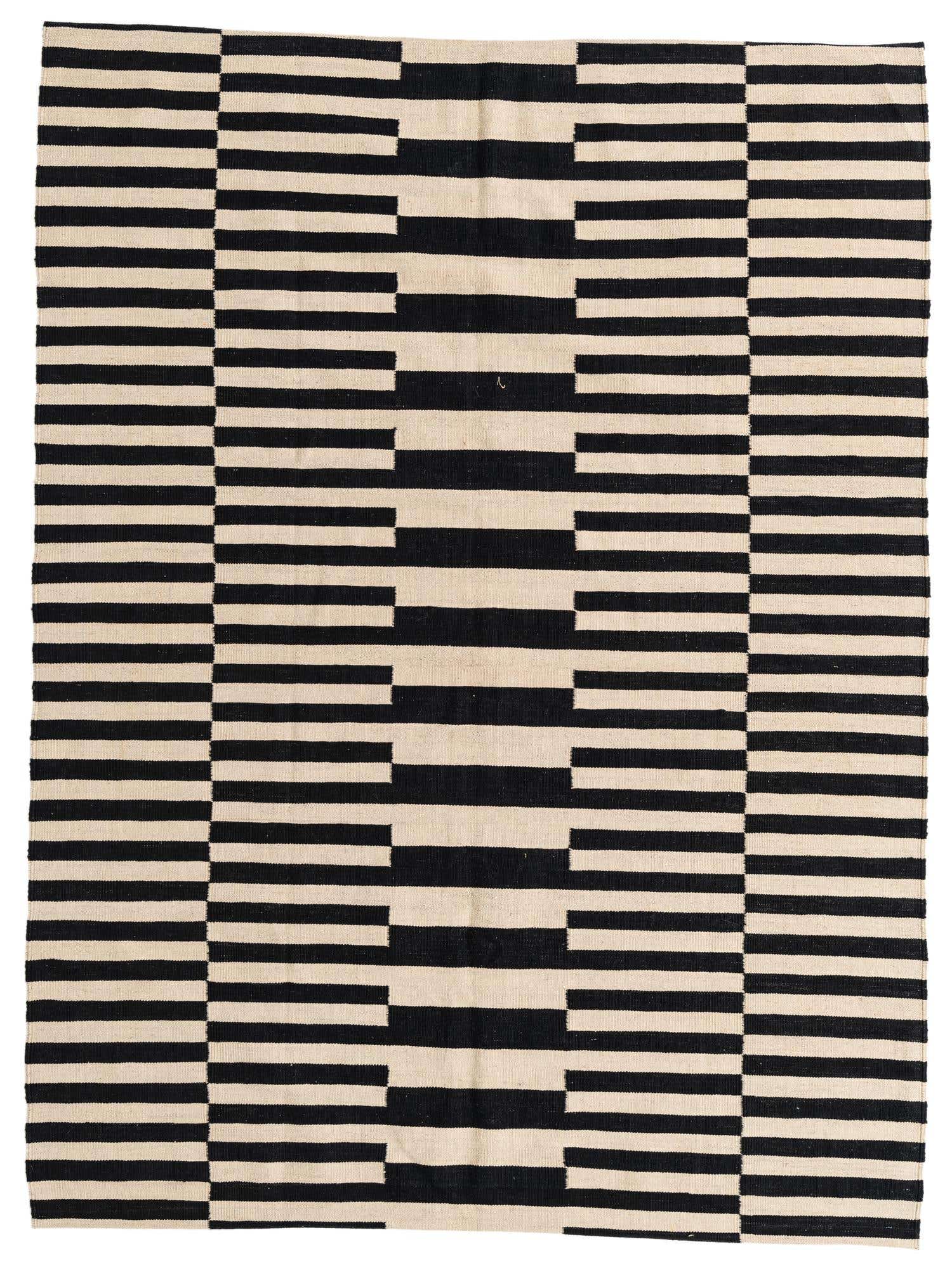 5' 8 x 7' 7 Hand Woven Kilim Modern Wool Rug