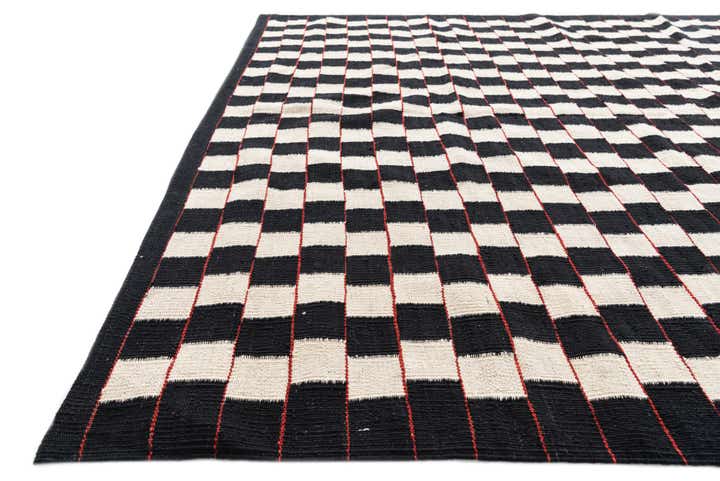 5' 10 x 7' 6 Hand Woven Kilim Modern Wool Rug