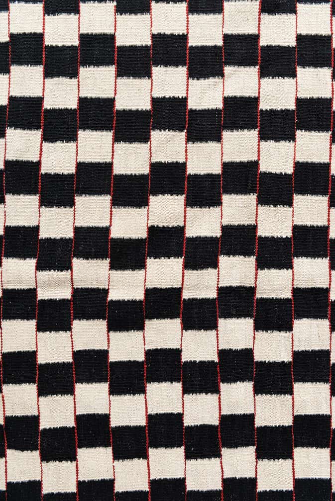 5' 10 x 7' 6 Hand Woven Kilim Modern Wool Rug