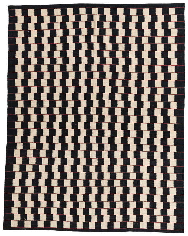5' 10 x 7' 6 Hand Woven Kilim Modern Wool Rug