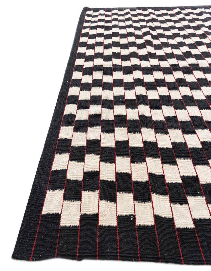 Detail image of 5' 9 x 7' 8  Hand Woven Kilim Modern Wool Rug