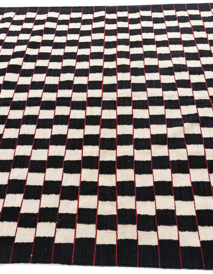 Detail image of 5' 9 x 7' 8  Hand Woven Kilim Modern Wool Rug