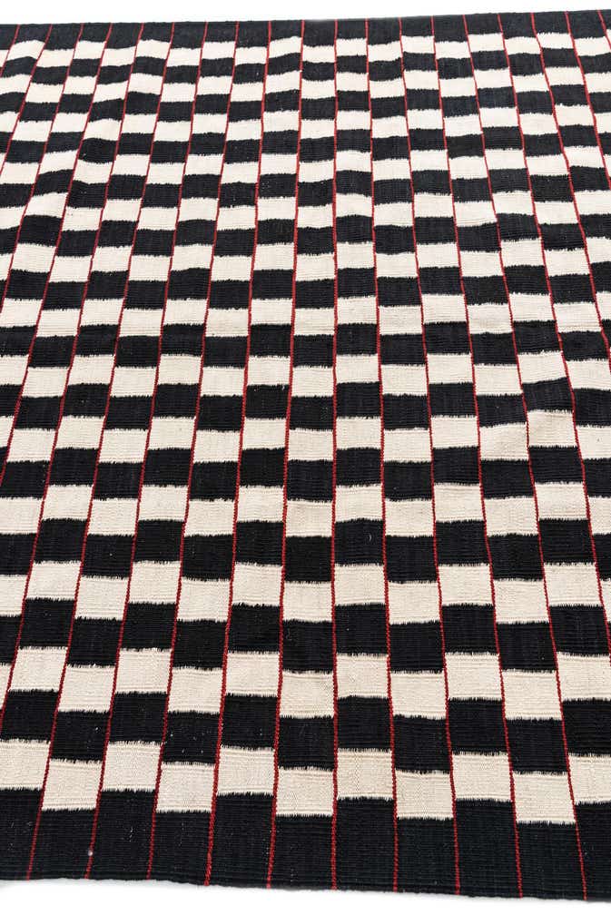 5' 9 x 7' 8 Hand Woven Kilim Modern Wool Rug