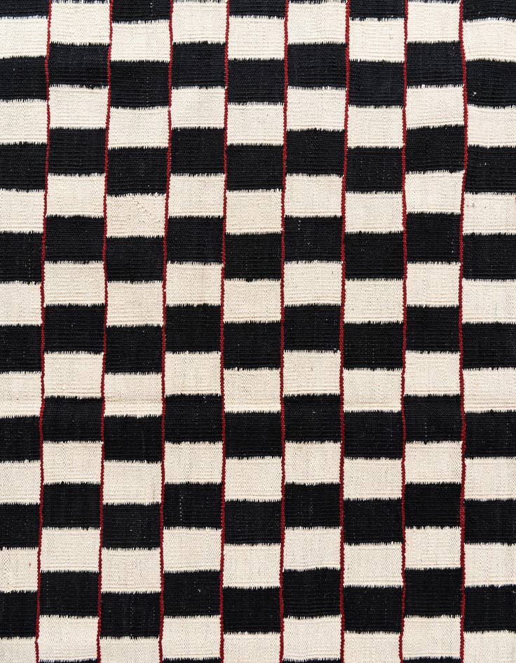 Detail image of 5' 9 x 7' 8  Hand Woven Kilim Modern Wool Rug