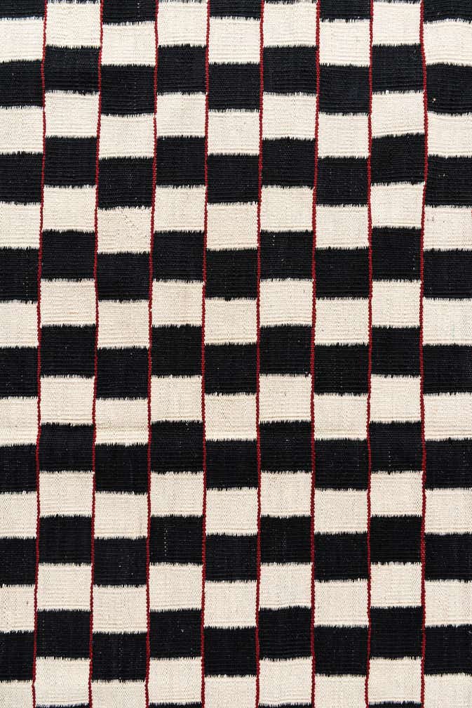 5' 9 x 7' 8 Hand Woven Kilim Modern Wool Rug