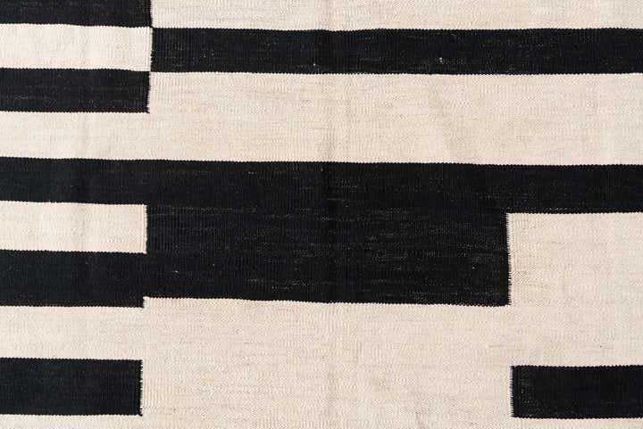 5' 10 x 7' 8 Hand Woven Kilim Modern Wool Rug