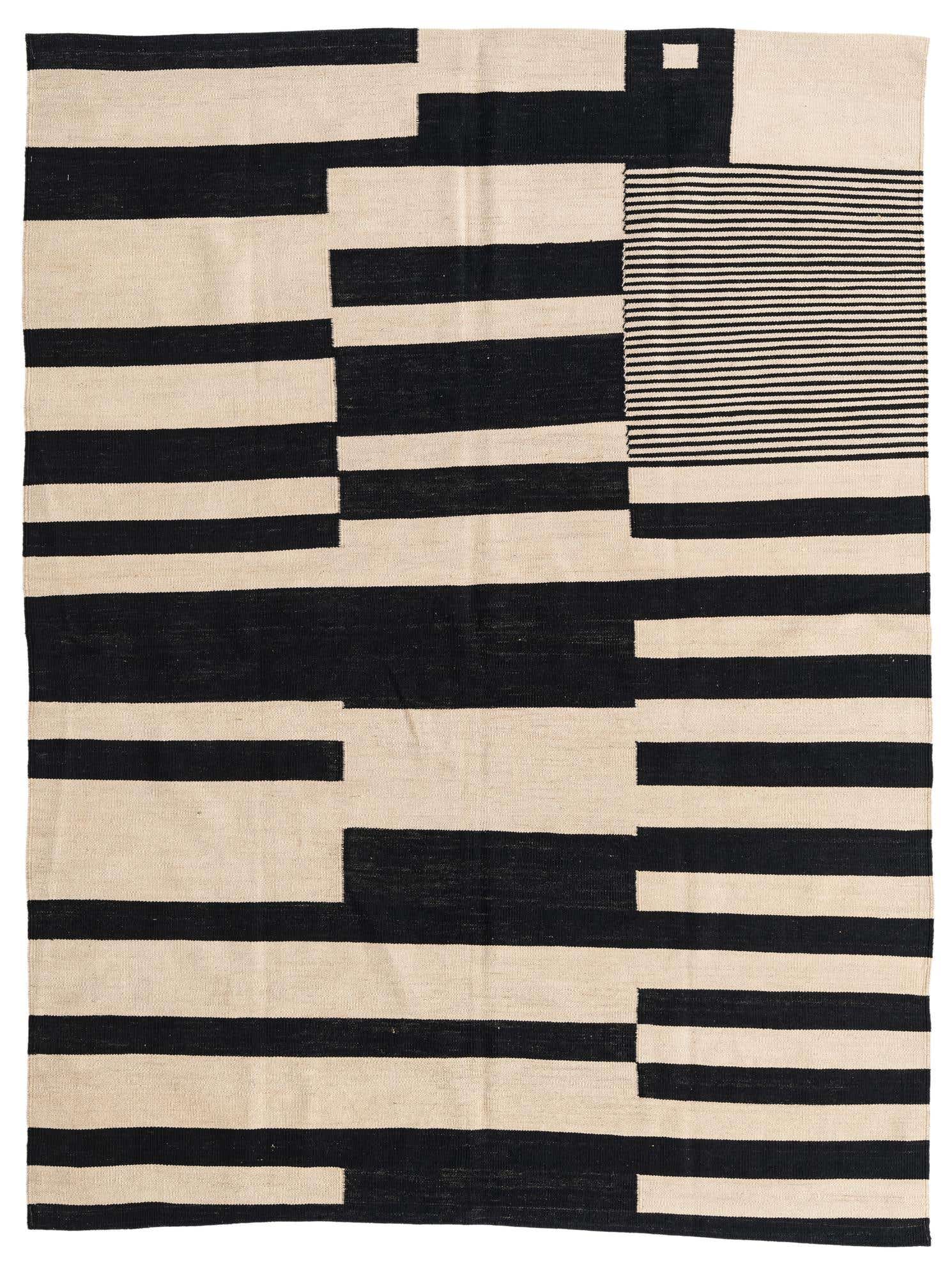 5' 10 x 7' 8 Hand Woven Kilim Modern Wool Rug