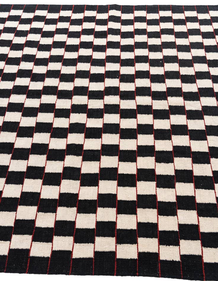 Detail image of 5' 7 x 7' 8  Hand Woven Kilim Modern Wool Rug