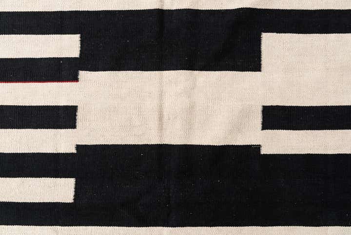 5' 8 x 7' 9 Hand Woven Kilim Modern Wool Rug