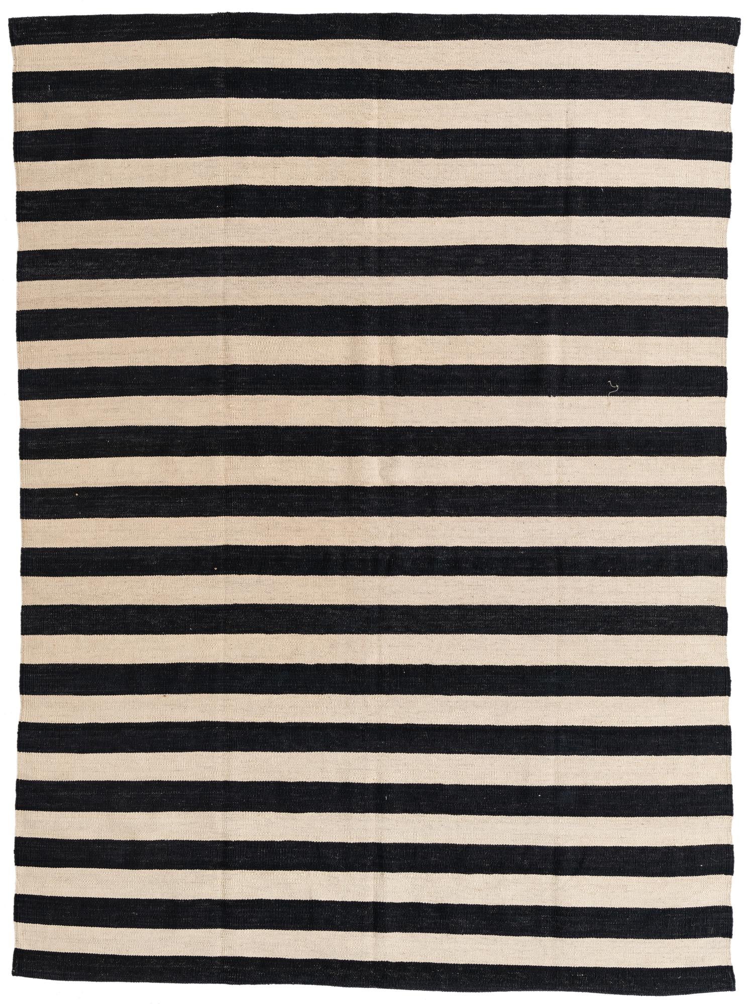 5' 8 x 7' 10 Hand Woven Kilim Modern Wool Rug