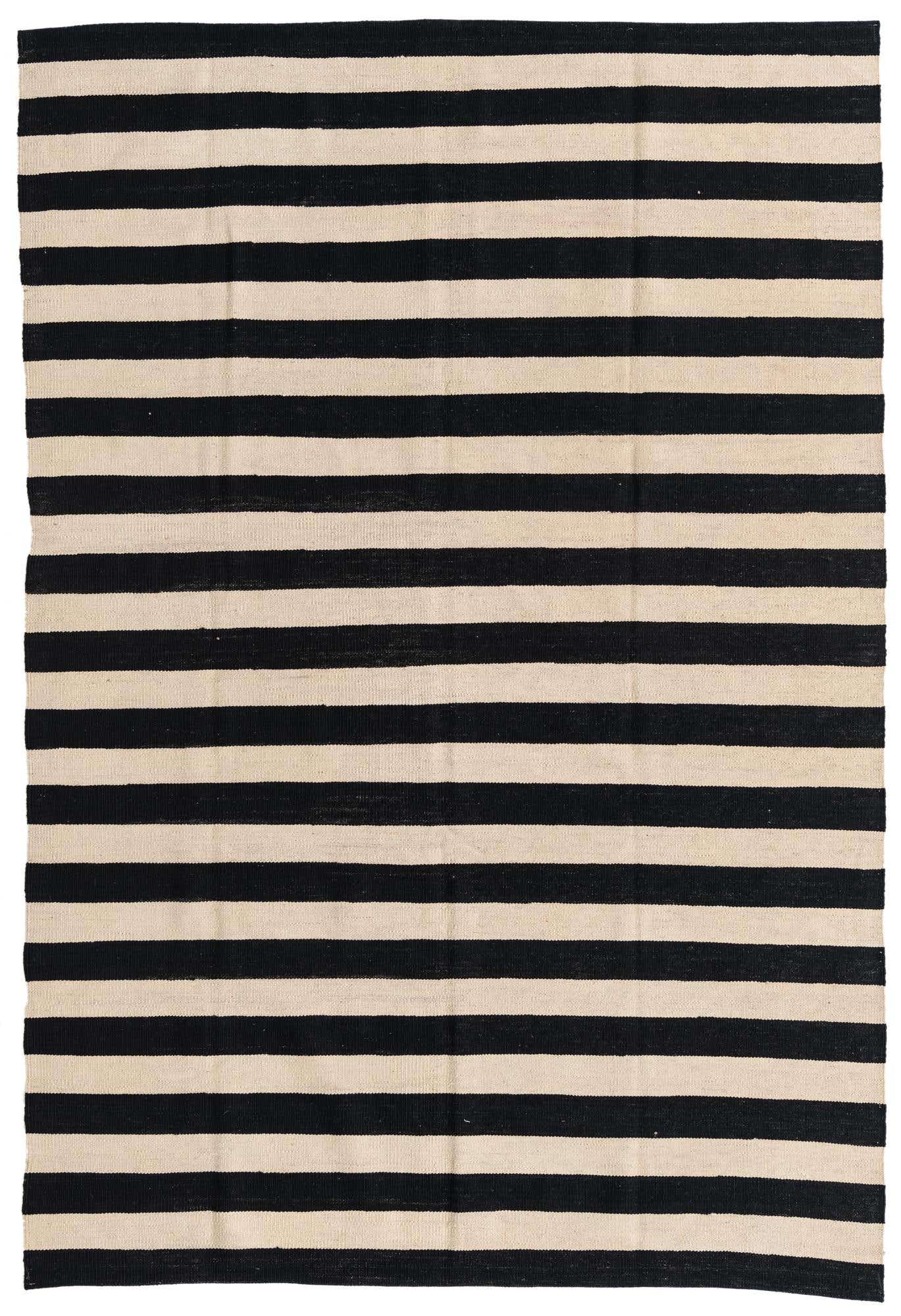 5' 5 x 8' Hand Woven Kilim Modern Wool Rug