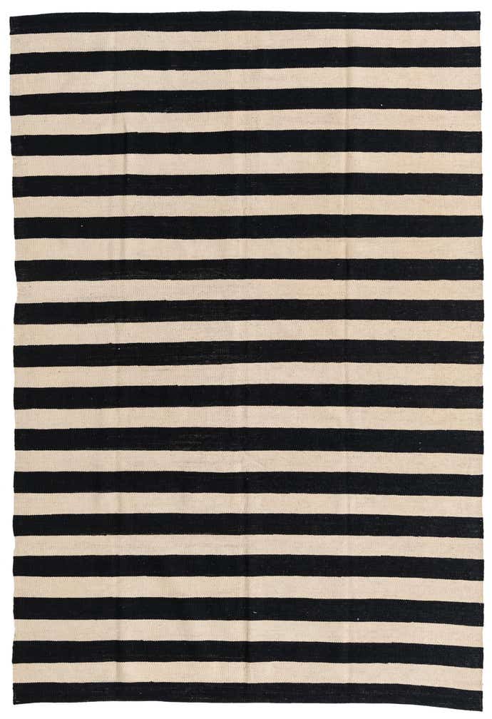 5' 5 x 8' Hand Woven Kilim Modern Wool Rug