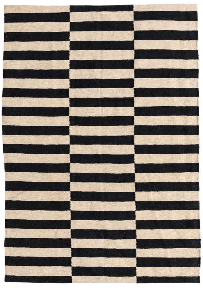 4' 2 x 6' Hand Woven Kilim Modern Wool Rug