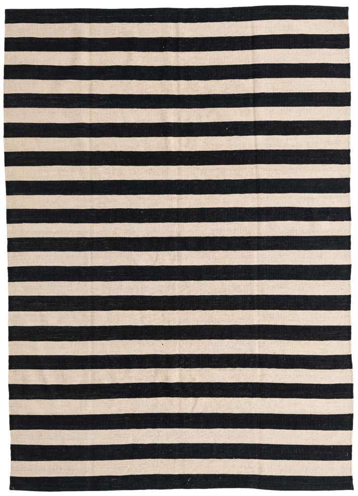 6' 8 x 9' 9 Hand Woven Kilim Modern Wool Rug
